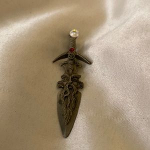 Vintage Gallo dagger pendant